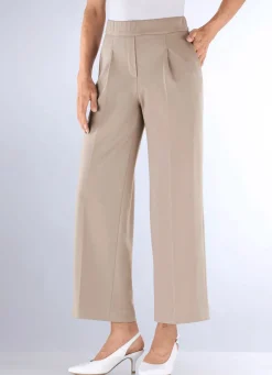 Knöchellange Hose mit weitem Bein