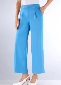 Knöchellange Hose mit weitem Bein