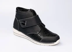 Komfort-Stiefelette im angesagten Leo-Look