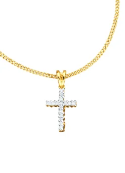 Kreuz-Anhänger mit Panzerkette