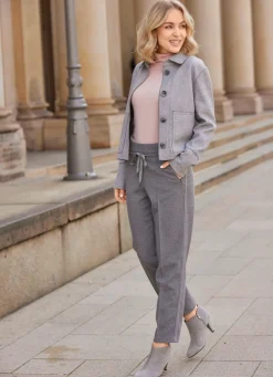 Kurzjacke aus Flanell