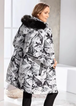 Kurzmantel mit abnehmbarer Kapuze