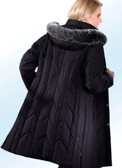 Kurzmantel mit abnehmbarer Kapuze