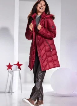 Kurzmantel mit abnehmbarer Kapuze