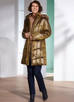 Kurzmantel mit elastischen Windfangärmeln