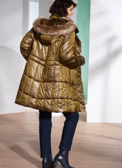 Kurzmantel mit elastischen Windfangärmeln