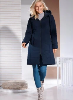 Kurzmantel mit fester Kapuze