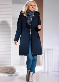 Kurzmantel mit fester Kapuze