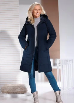 Kurzmantel mit fester Kapuze