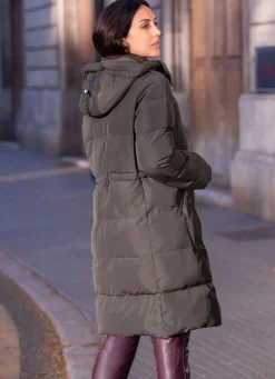 Kurzmantel mit größenverstellbarer Kapuze