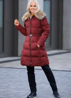 Kurzmantel mit Gürtel