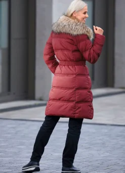 Kurzmantel mit Gürtel