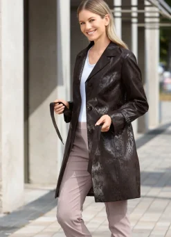 Kurzmantel mit Gürtel