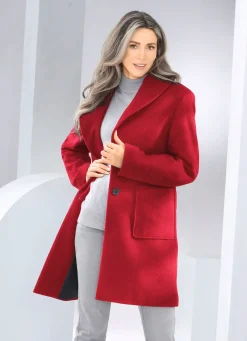 Kurzmantel mit Knopfleiste