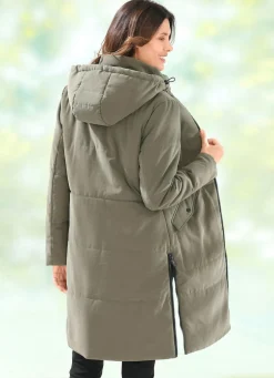 Kurzmantel mit Peach-Touch-Effekt