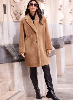 Kurzmantel mit Schubtaschen