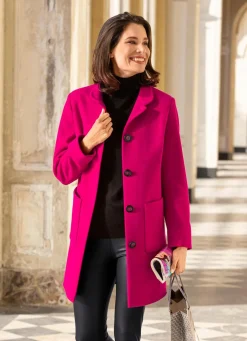 Kurzmantel mit Stehkragen