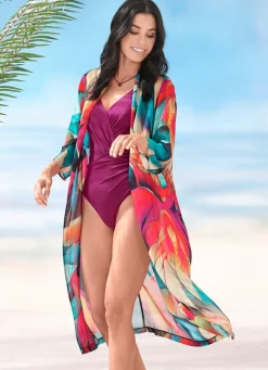 Laurina Badeanzug mit verstellbaren Trägern und Halbkorsage