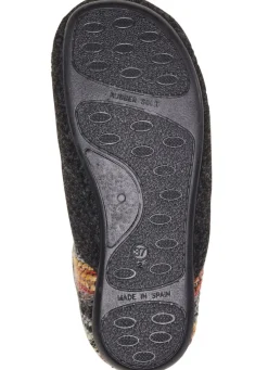 Laurina, bequeme Damen-Hausschuhe, Weite G, mit herausnehmbarem Fußbett