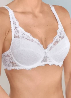 Laurina Bügel-BH aus Elastikspitze