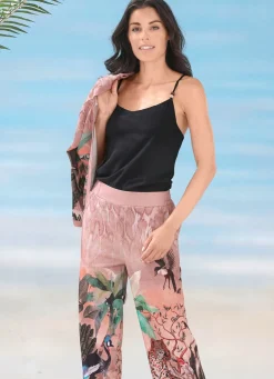 Laurina Blusenjacke mit farbbrillantem Druckdessin