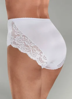 Laurina Dreierpack Slips mit Elastikspitze