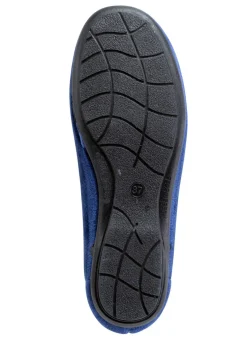 Laurina Haus-Ballerina mit stilvoller Stickerei