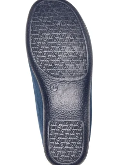 Laurina Hausschuh aus samtigen Textilmaterial