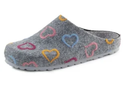 Laurina, klassiche Damen-Hausschuhe, Weite H, mit anatomisch geformtem Fußbett