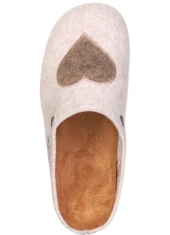 Laurina, klassische Damen-Hausschuhe, mit herausnehmbarem Fußbett