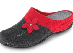 Laurina, klassische Damen-Hausschuhe, mit anatomisch geformtem Fußbett