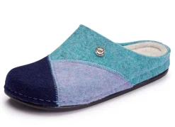 Laurina, klassische Damen-Hausschuhe, Weite H, mit anatomisch geformtem Fußbett