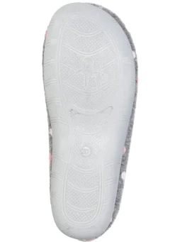 Laurina, klassische Damen-Hausschuhe, mit Pünktchen-Stickerei