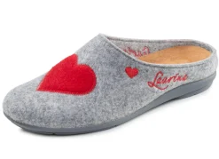 Laurina, klassische Damen-Hausschuhe, mit herausnehmbarem Fußbett
