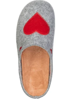 Laurina, klassische Damen-Hausschuhe, mit herausnehmbarem Fußbett