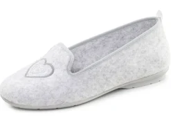 Laurina, klassische Damen-Hausschuhe, mit herausnehmbarem Fußbett