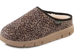 Laurina, modische Damen-Hausschuhe, mit Plüsch