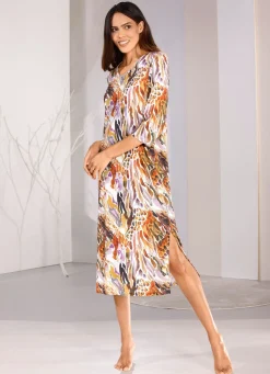 Laurina Nachthemd mit farbbrillantem Druckdessin