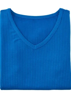 Laurina Shirt mit V-Ausschnitt