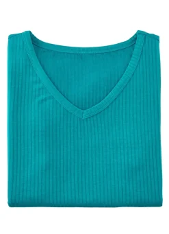 Laurina Shirt mit V-Ausschnitt