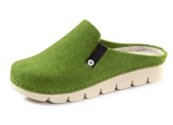 Laurina, trendige Damen-Hausschuhe, Weite G, mit anatomisch geformtem Fußbett