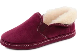 Laurina, warme Damen-Hausschuhe, mit Gummizug