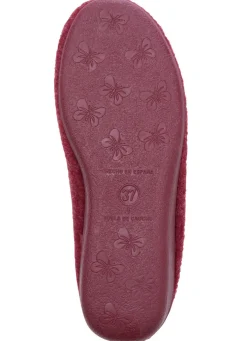 Laurina, warme Damen-Hausschuhe, mit Schurwolle