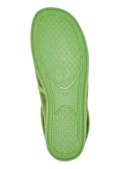 Laurina, warme Damen-Hausschuhe, mit Gummizug