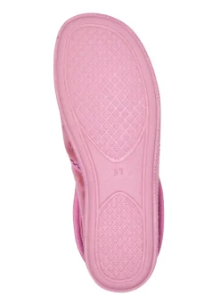 Laurina, warme Damen-Hausschuhe, mit Gummizug