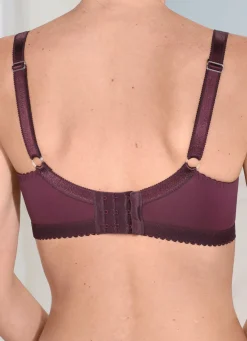 Laurina Zweierpack BH mit farbharmonischer Elastikspitze