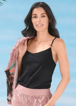 Laurina Zweierpack Tops mit Spaghettiträgern