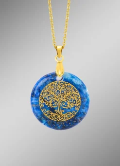 Lebensbaum-Anhänger mit Lapislazuli