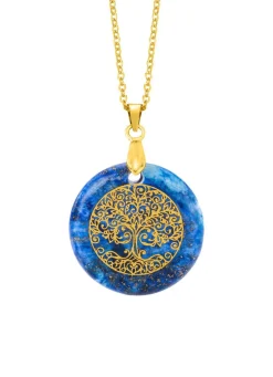 Lebensbaum-Anhänger mit Lapislazuli