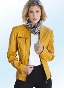 Lederkurzjacke von "Cabrini"